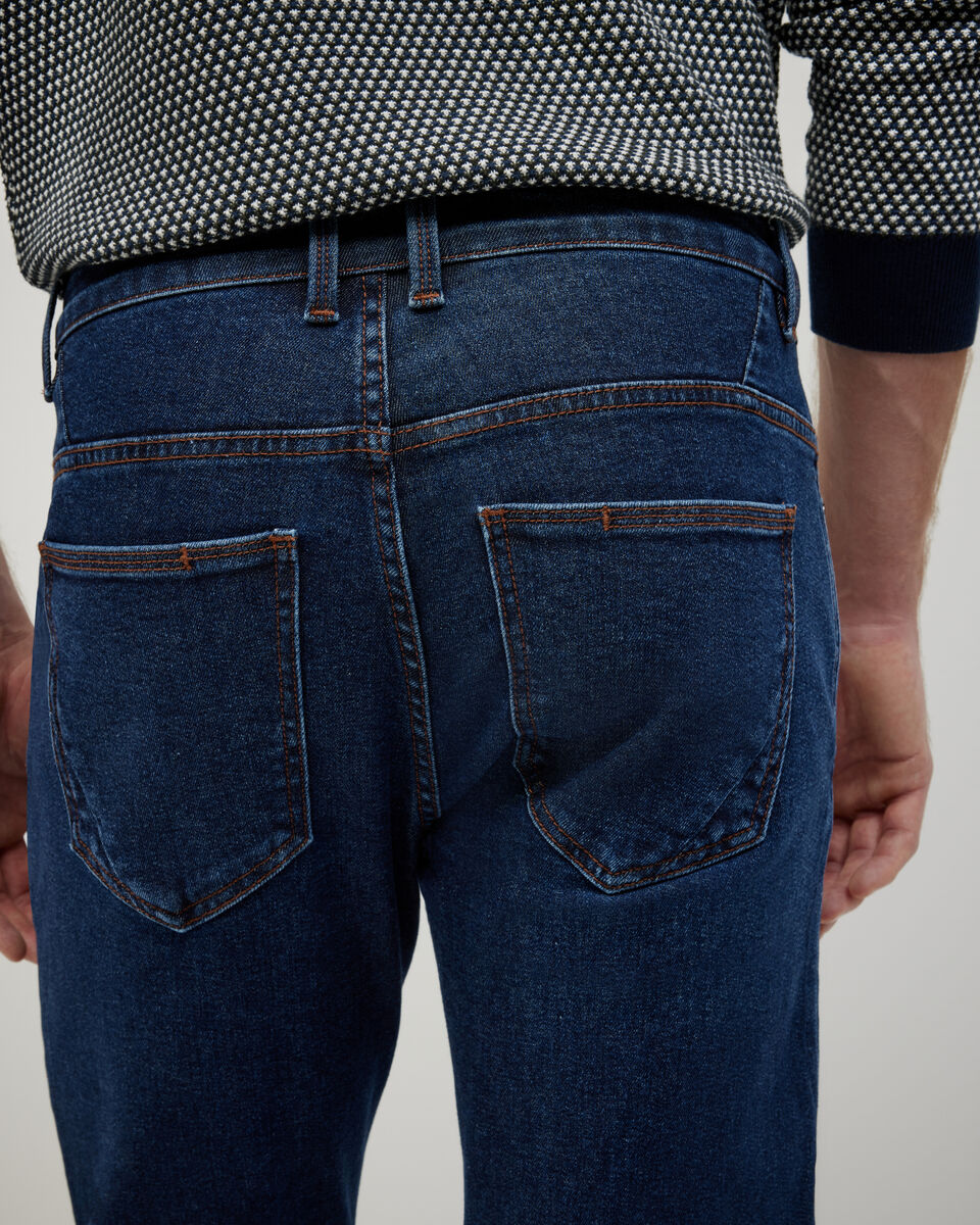 Better Denim Straight Leg Jeans, Dark Indigo, hi-res